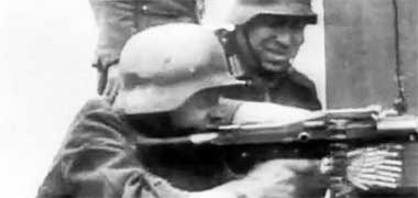 Italian guns ranged against the Austrians