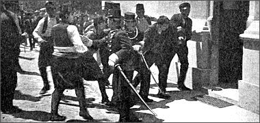 Arrest of the Archduke‘s assassin