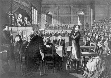 The trial of Robert Emmet – Courtesy of Wikipedia
