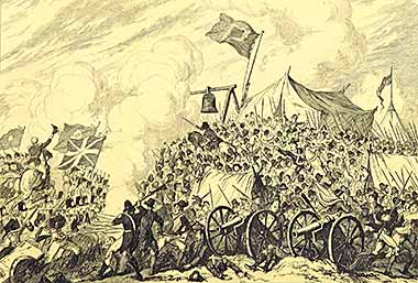 Defeat of the rebels at Vinegar Hill – Courtesy of Wikimedia