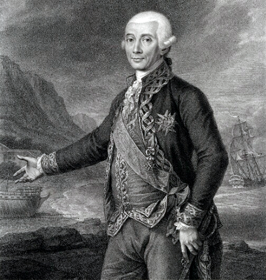 Detail of an image of Sir John Acton by Francesco Bartolozzi / After Carlo Marsigli - National Portrait Gallery: NPG D7112, Public Domain