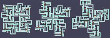 Variations in the study for an eid al-adha card
