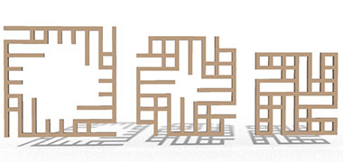 Basic squares of the word salaam