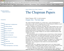 Chapman papers page