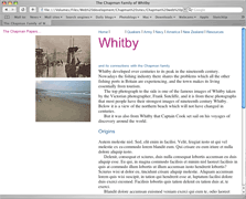 Chapman Whitby page