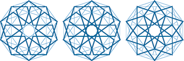 Further variations of pattern making within a decagon