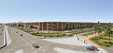 A view of the south corner of the Barwa Commercial Avenue project – permission requested from Barwa