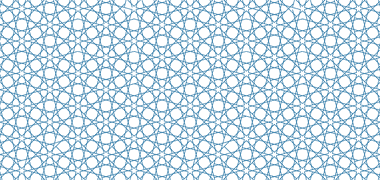A finished pattern based on the sub-grid