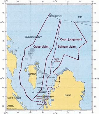International Court of Justice decision on Hawar Islands dispute