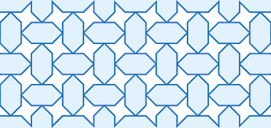 A repeating lozenge pattern