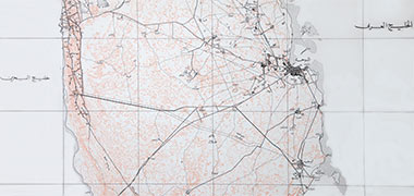 A map of the centre of the peninsula illustrating pipelines, 1970