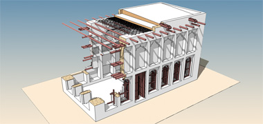 Illustration of a traditional structure