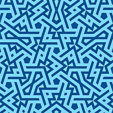 Detail of Seljuk tiling pattern