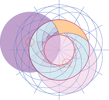 A possible construction of a tricurve shape