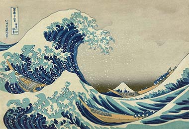 Hokusai’s Great Wave print