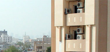 Air-conditioning on balconies