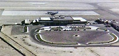 Aerial view of the airport in the 1960s – taken from a video with permission from glasney on YouTube