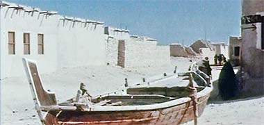 A view looking west near Sheikh Abdullah’s complex seen in the late 1960s – image developed from a video with permission from glasney on YouTube