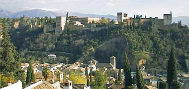 The Alhambra viewed across the valley