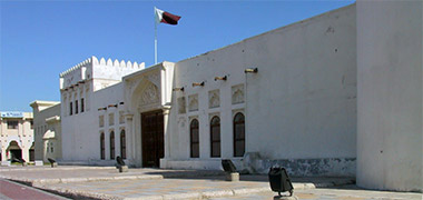 The west face of the al-Kuwt fort, January 2002