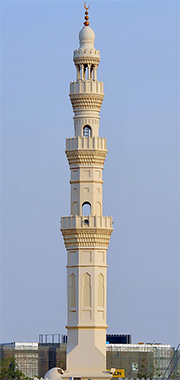 The manara of the al-Mansuwra mosque