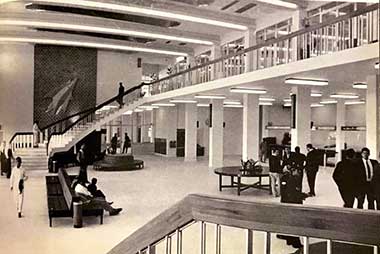 Doha International Airport’s departure hall in the 1960s – with the permission of Najaty Bsaiso