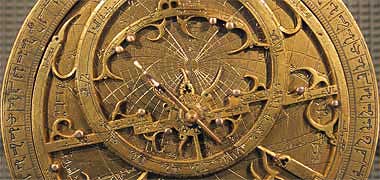 A detail of an astrolabe in the Museum of Islamic Art – with the permission of AlbinoFlea on Flickr