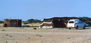 A typical modern Badu encampment
