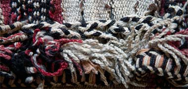 The securing loops of a bag The securing loops of a bag