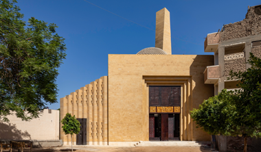 Looking south across the entrance courtyard – with the permission of Dar Arafa Architecture
