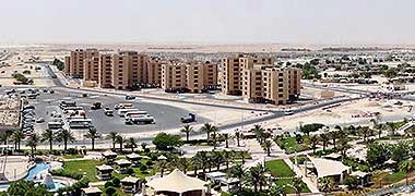 A view of the Candilis housing project at Umm Said – permission requested from Qatar Petroleum