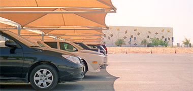 Shade structures for cars