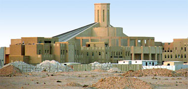 The first Catholic church in Qatar