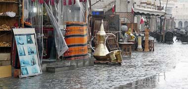 Rain in the suq