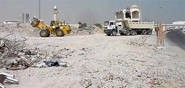 Demolition prior to redevelopment