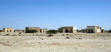 A deserted settlement in Qatar