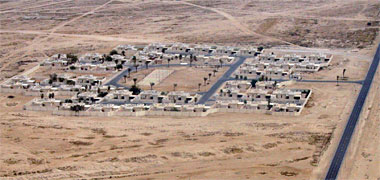 A housing development in the desert