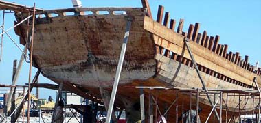 The stern of a shuw’i under construction – with permission from intlxpatr