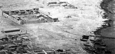 Sheikh Abdullah’s compound in 1952, looking north-west