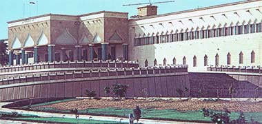 The façade of the old Diwan al Amiri