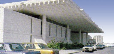 Entrance to the Doha Club at feriq al-Khalaifat, viewed from the south-west