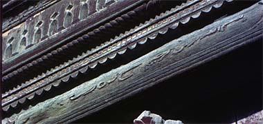 Detail of an architrave