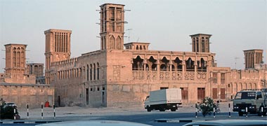 A view of part of the Bastakiya in Dubai