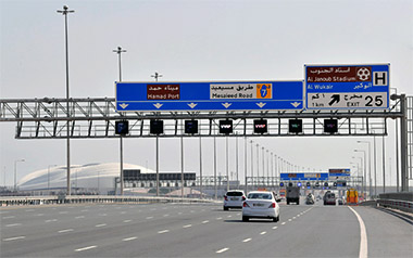 Doha Expressway moving south – permission requested from Ashghal