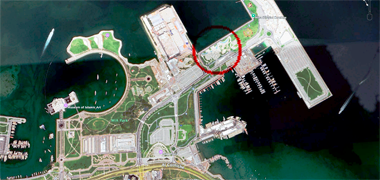 Location of the modelling of Doha and Bida in the 1930s and 1940s – courtesy of Google maps