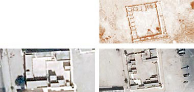 Clockwise from the top right is al-Murwab – courtesy of Google Earth