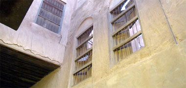 Development over a sikka in the old area of Hofuf, Saudi Arabia