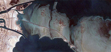 The Pearl development – taken in June 2004 – courtesy of Google Earth