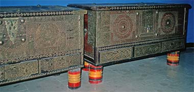 A pair of Kuwaiti chests, March 1980