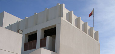 Detail of a building at Al Khor